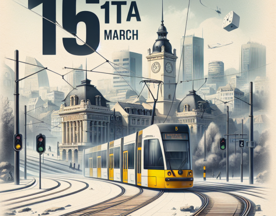 Anuntul privind liniile de tramvai din Bucuresti pentru 16 martie