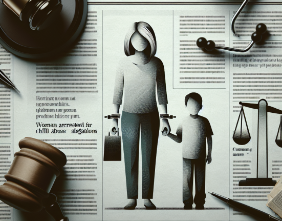 Femeia a fost arestata pentru abuz asupra copilului