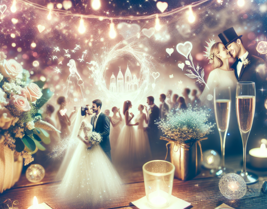 Wedding in magical moments