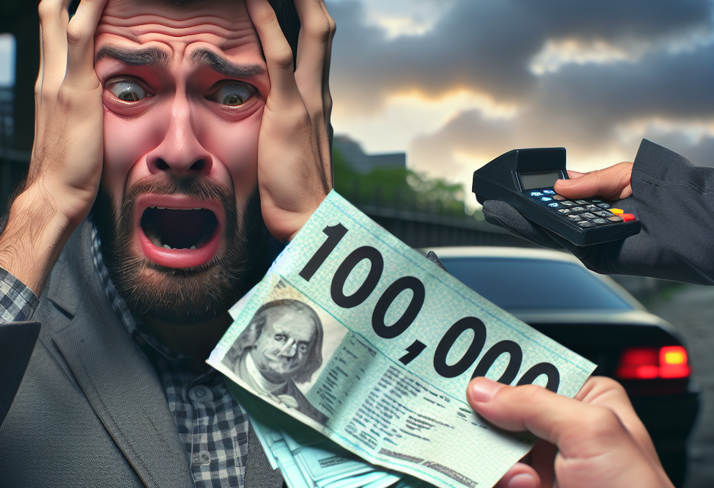 Amenda de 100.000 de lei pentru un sofer din Bucuresti