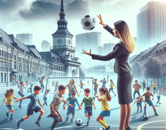 Profesoara din Bucuresti care ii invata pe copii sportul