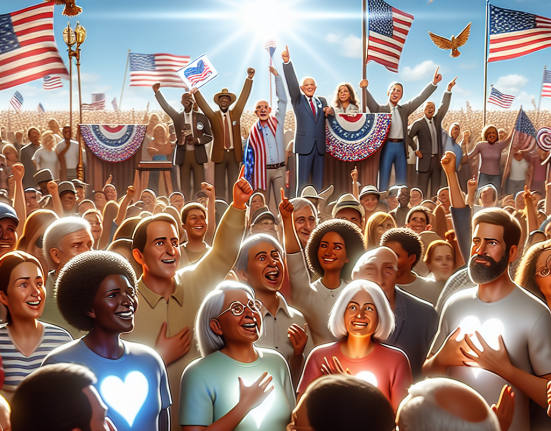 Sustinatorii democrati sunt mandri de performanta lui Joe Biden
