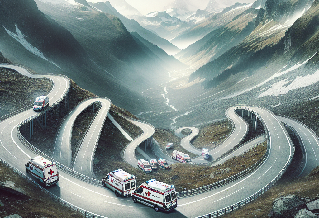 Un punct de lucru temporar pe Transfagarasan pentru SMURD