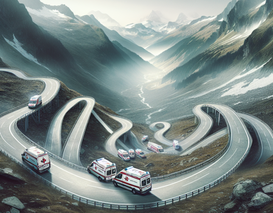Un punct de lucru temporar pe Transfagarasan pentru SMURD
