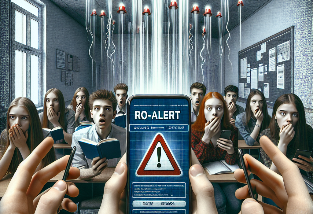 Cativa elevi au fost dati de gol de Ro Alert