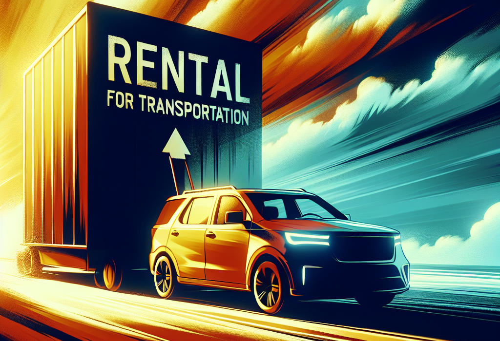 Poti alege o masina de inchiriat pentru transport