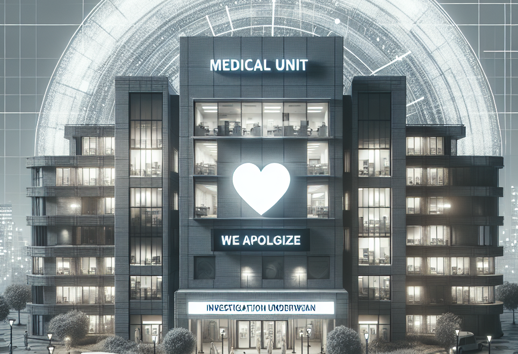 Unitatea medicala a cerut scuze si a demarat o ancheta