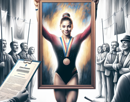 Ana Maria Barbosu a primit titlul de Ambasador al municipiului Focsani. Gimnasta va primi vineri medalia de bronz