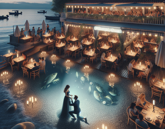Cererile in casatorie la Restaurantul Pofta Pescarului din Costinesti O noua moda pe litoralul romanesc