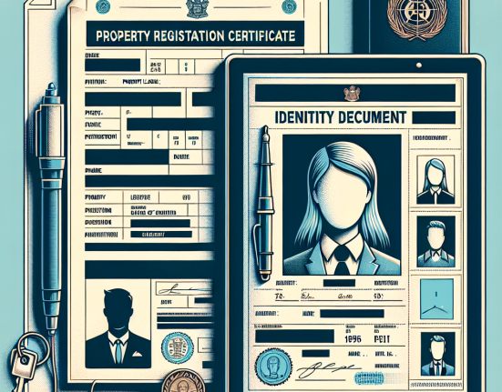 Certificat de inregistrare a imobilului si act de identitate al solicitantului