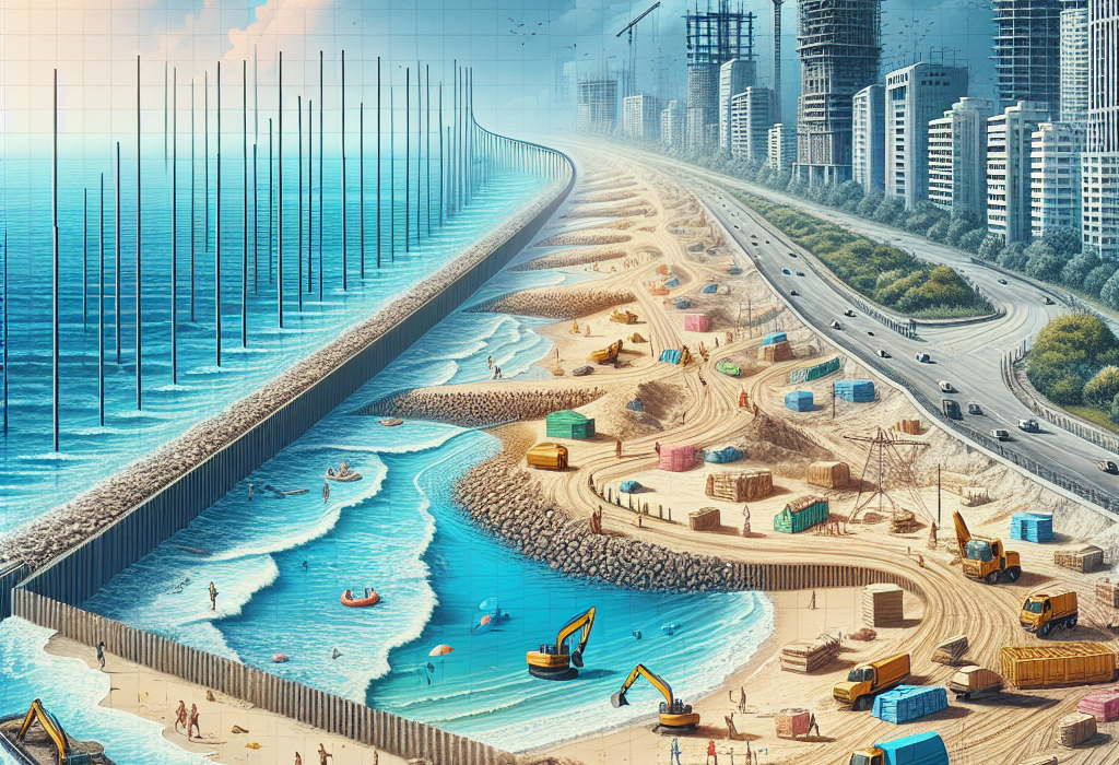 Plaja din Costinesti va fi modificata ca Mamaia 5 diguri vor fi construite