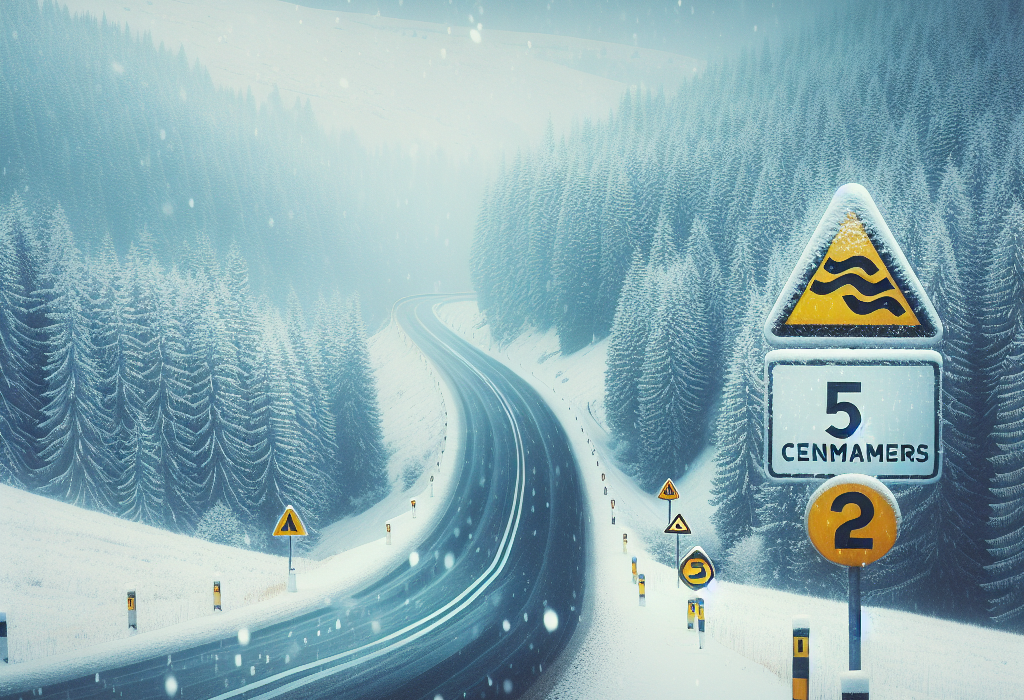 S a asternut zapada pe Transalpina 5 centimetri Avertizare pentru soferi