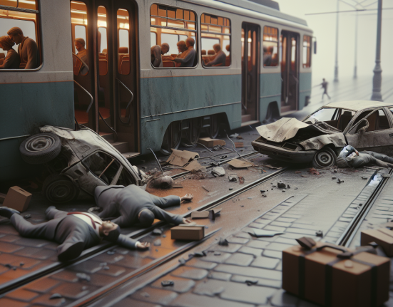 Soferul a murit intr un accident grav cu tramvaiul