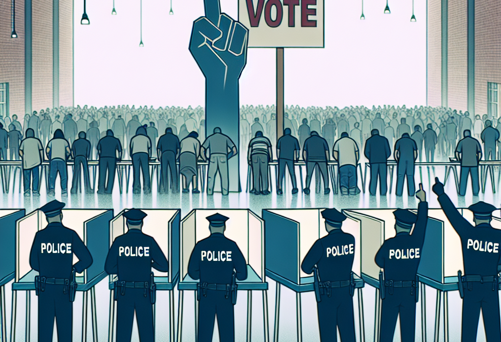 Politistii ameninta cu protest la sectiile de votare