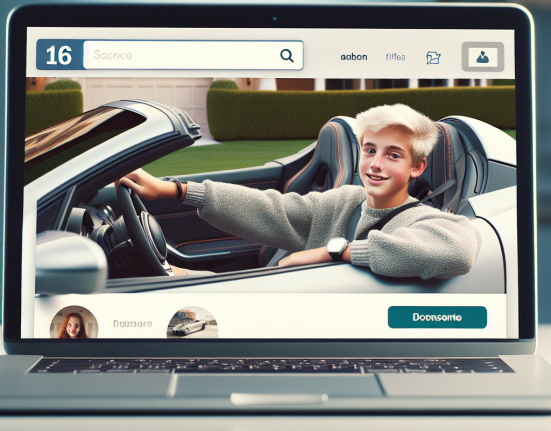 Adolescentul de 16 ani al unui milionar conduce Lamborghini si se lauda online