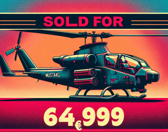 Mustang AH 1S Cobra vanduta pentru 64.999 de euro