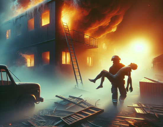 O persoana a fost evacuata din blocul incendiat din Bucuresti