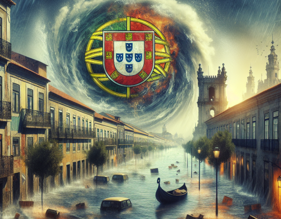 Potopul loveste si Portugalia dupa devastarea Spaniei