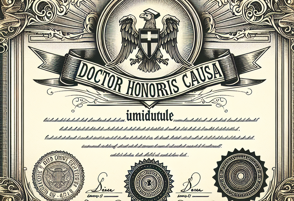 Valentin Norbert Tarus a primit titlul de Doctor Honoris Causa