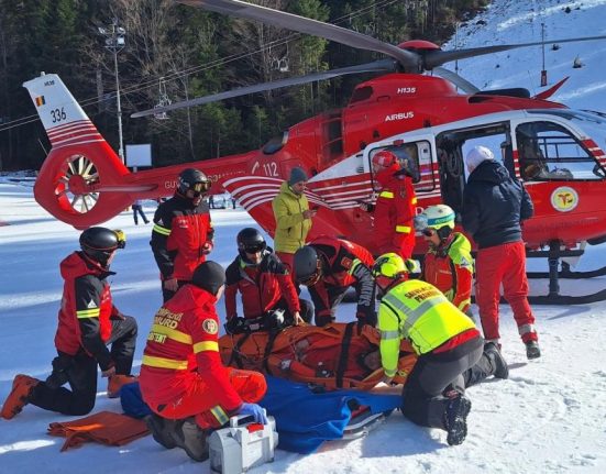 Accident grav pe partia Sorica din Azuga barbat grav ranit la cap
