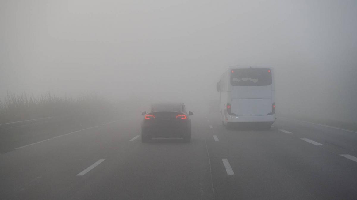 Cod galben de ceata in Romania trafic ingreunat