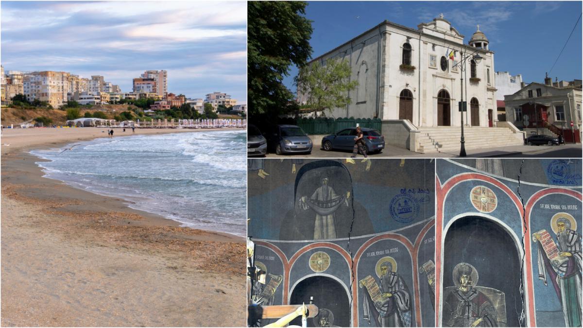 Faleza din Constanta se surpa Biserica Greaca si Teatrul de Papusi in pericol blocaj birocratic pentru consolidare