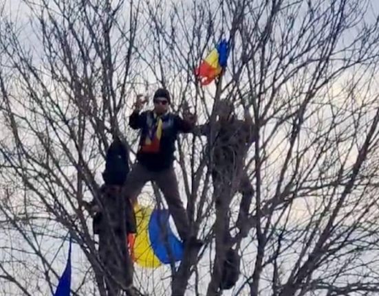 Protest in fata CCR Calin Georgescu absent la miting Avocatii au depus cerere la Curte