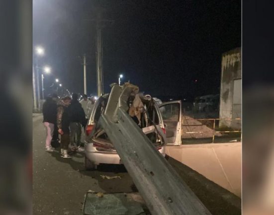Sofe baut salvat dupa ce parapetul i a strapuns masina in Arges