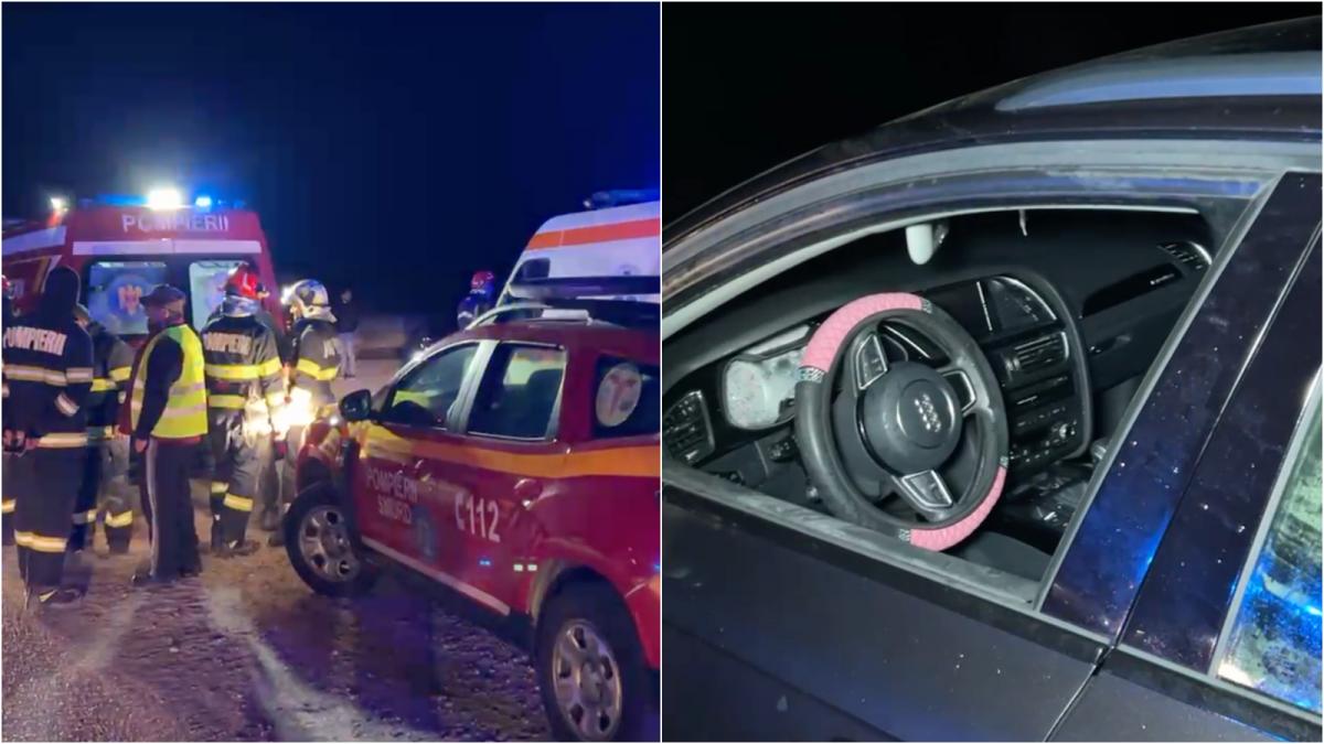 Au stat sub apa 10 15 minute Tanara de 23 de ani si tatal ei au murit dupa ce au plonjat cu masina in Olt Copilul este in stare grava
