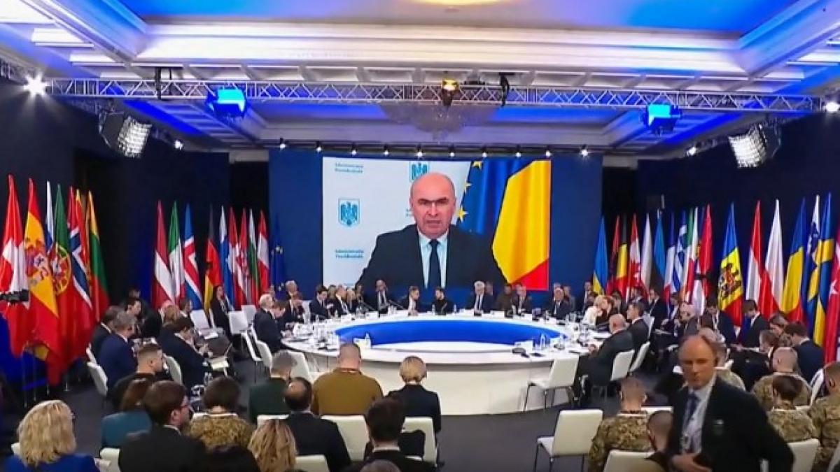 Ilie Bolojan discurs la summitul de la Kiev Ucraina si UE parte a negocierilor de pace