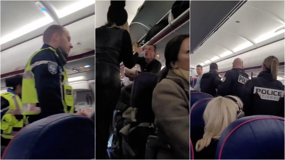 Interventie la zbor Wizz Air Basel Bucuresti Romani evacuati