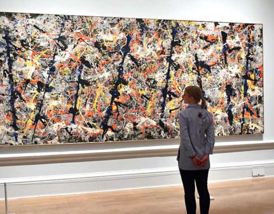 Jackson Pollock a ascuns maimute clovni si sticle in picturile sale fara sa stie