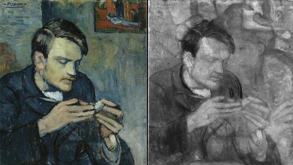 Portretul pierdut al unei femei gasit sub o pictura de Picasso