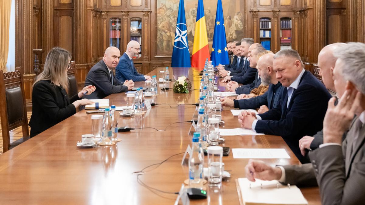 Prima activitate publica a presedintelui interimar Ilie Bolojan Discutii la Cotroceni cu mediul de afaceri