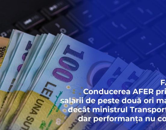 Directorul AFER salariu de 7000 de euro lunar Cresterea nemotivata de performanta