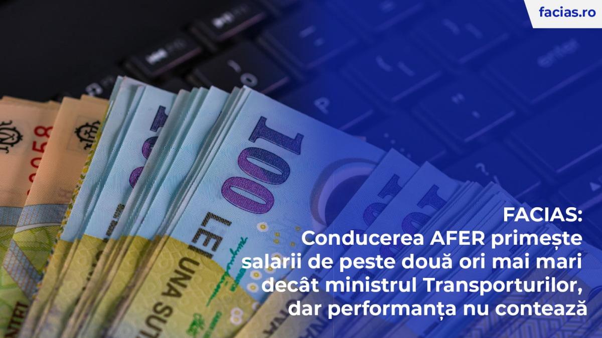 Directorul AFER salariu de 7000 de euro lunar Cresterea nemotivata de performanta