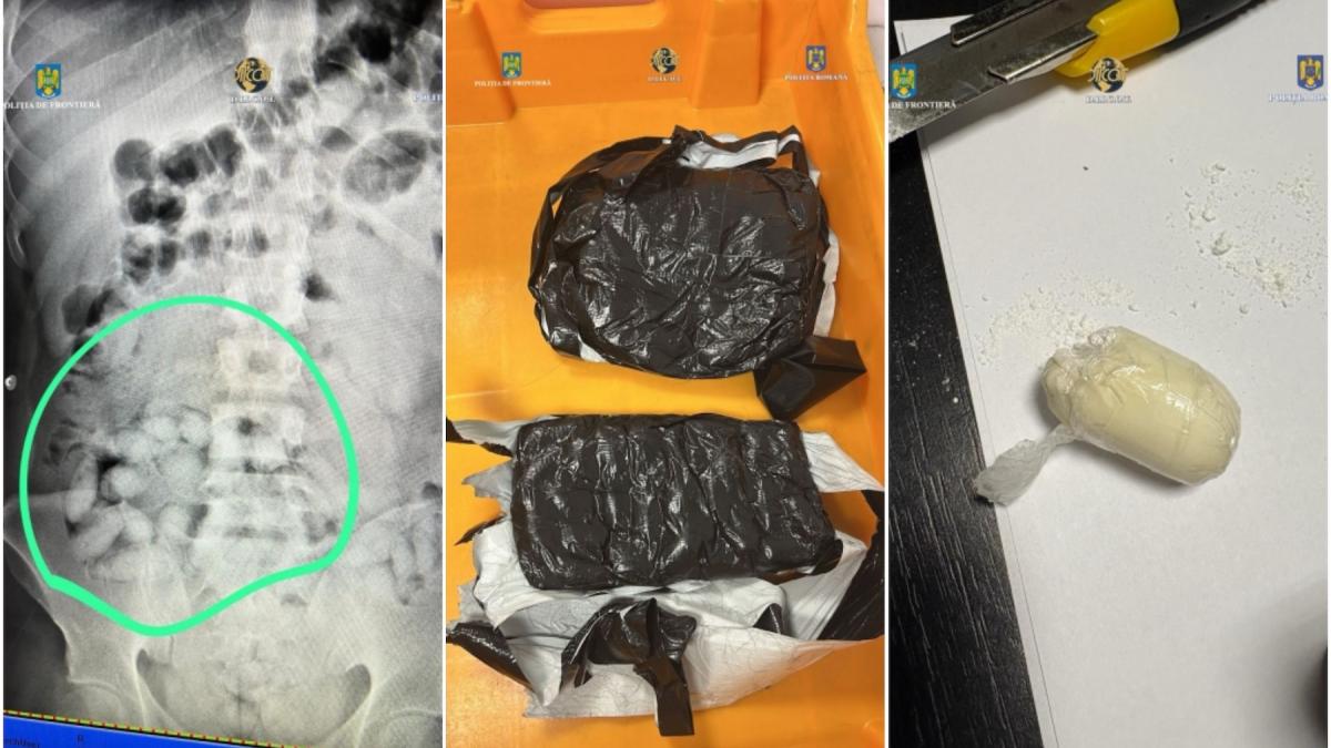 Un brazilian prins la Otopeni cu droguri in stomac