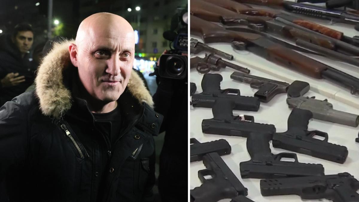 Imagini cu arsenalul confiscat de la Horatiu Potra