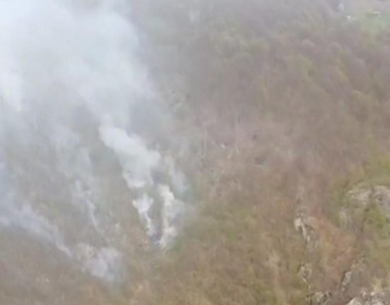 Incendiu in Arges Situatii de Urgenta activata elicopter MAI utilizat