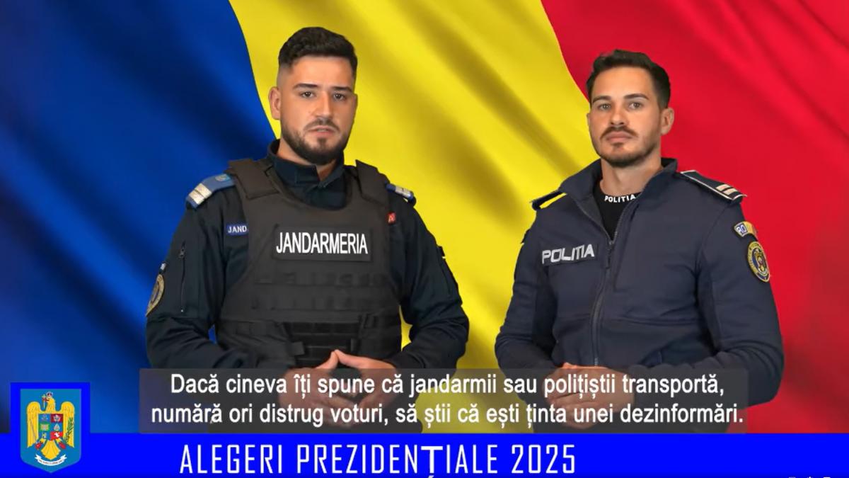 MAI clarifica Jandarmii si politistii nu ating materialele electorale