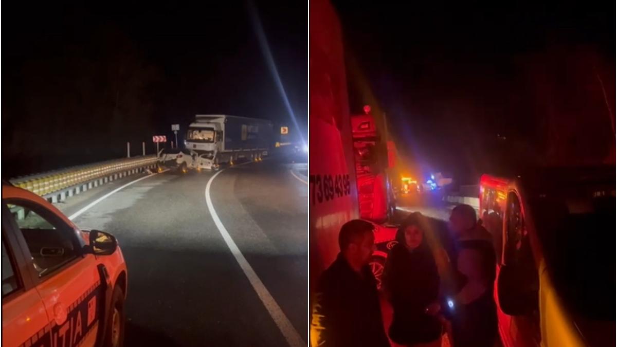 Mama si fiica de 13 ani au furat o masina fugind de politie s au izbit de un TIR Femeia a murit