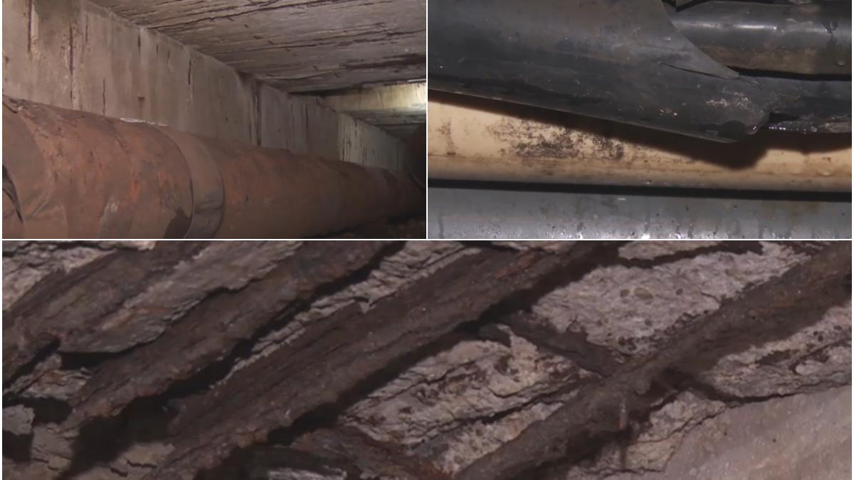 Planseul Unirii risca prabusirea peste pasajul de metrou