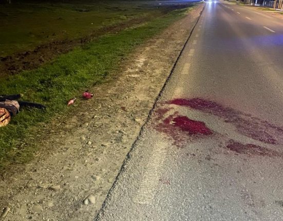 Sase copii din Vaslui au pus un manechin pe sosea
