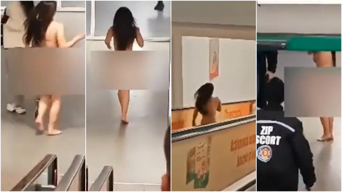 Tanara dezbracata dintr un mall Constanta internata la Psihiatrie