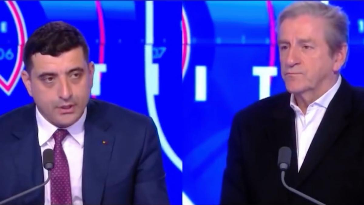 George Simion s a impotmolit in franceza la TV