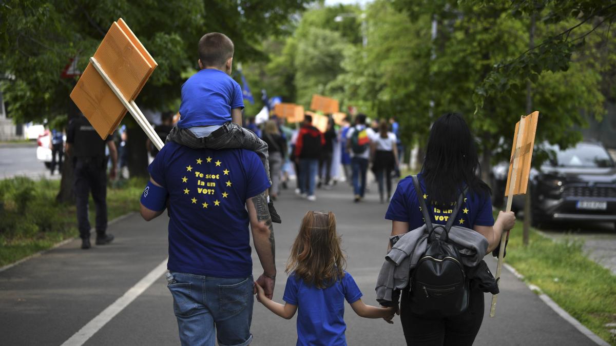 Un singur drum Europa Mitinguri pro UE in Romania