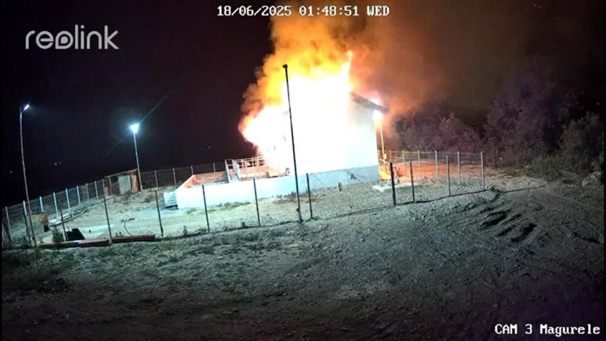 Barbat cu probleme psihice a incendiat statia de epurare