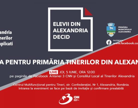 Evenimentul Elevii din Alexandria decid organizat de Antena 3 CNN cu Primaria Alexandria