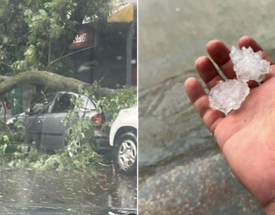 Ploile si grindina au facut prapad in tara