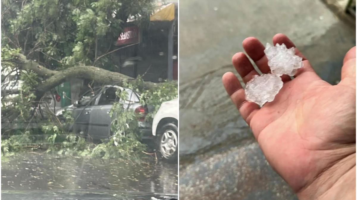 Ploile si grindina au facut prapad in tara